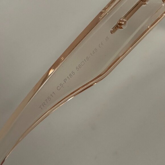 Transparent Nude Square Polarized Sunglasses - Picture 13 of 13